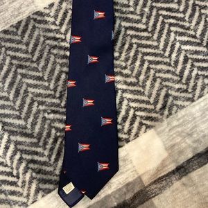 Saddle Club American Flag Tie